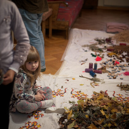 Ražas svētkos notika radošā darbnīca bērniem.