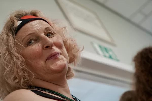 Latvisko ģimeņu dienu Loimā norises vietas saimniece Ilze Liepiņa-Naula.